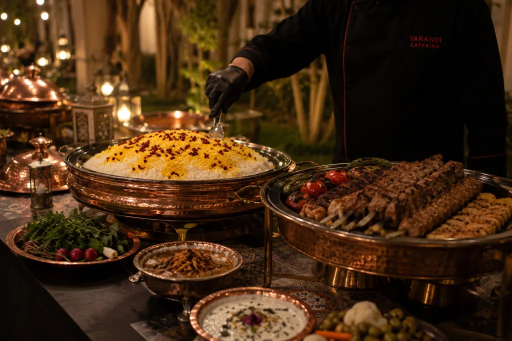 سرو غذای ایرانی